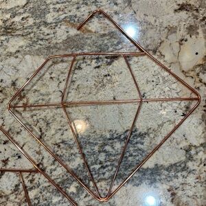 Rose Gold Diamond Scarf Hanger - Set of 2